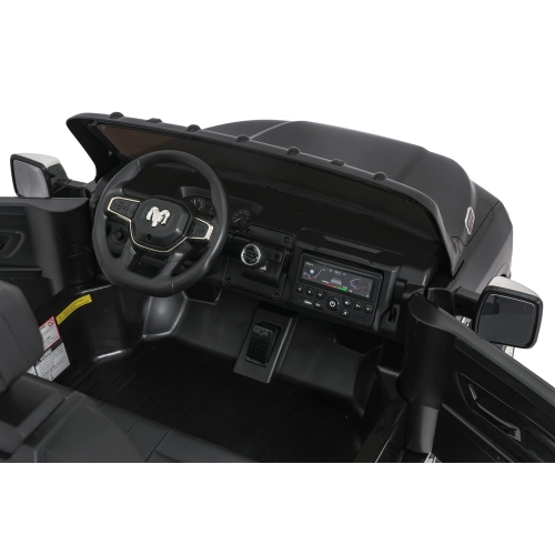 Autko na akumulator  RAM 3500 na Akumulator Czarny JJ2599